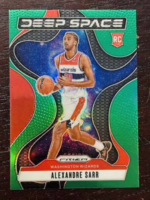 2024-25 Panini Prizm Alexandre Sarr RC Deep Space Green