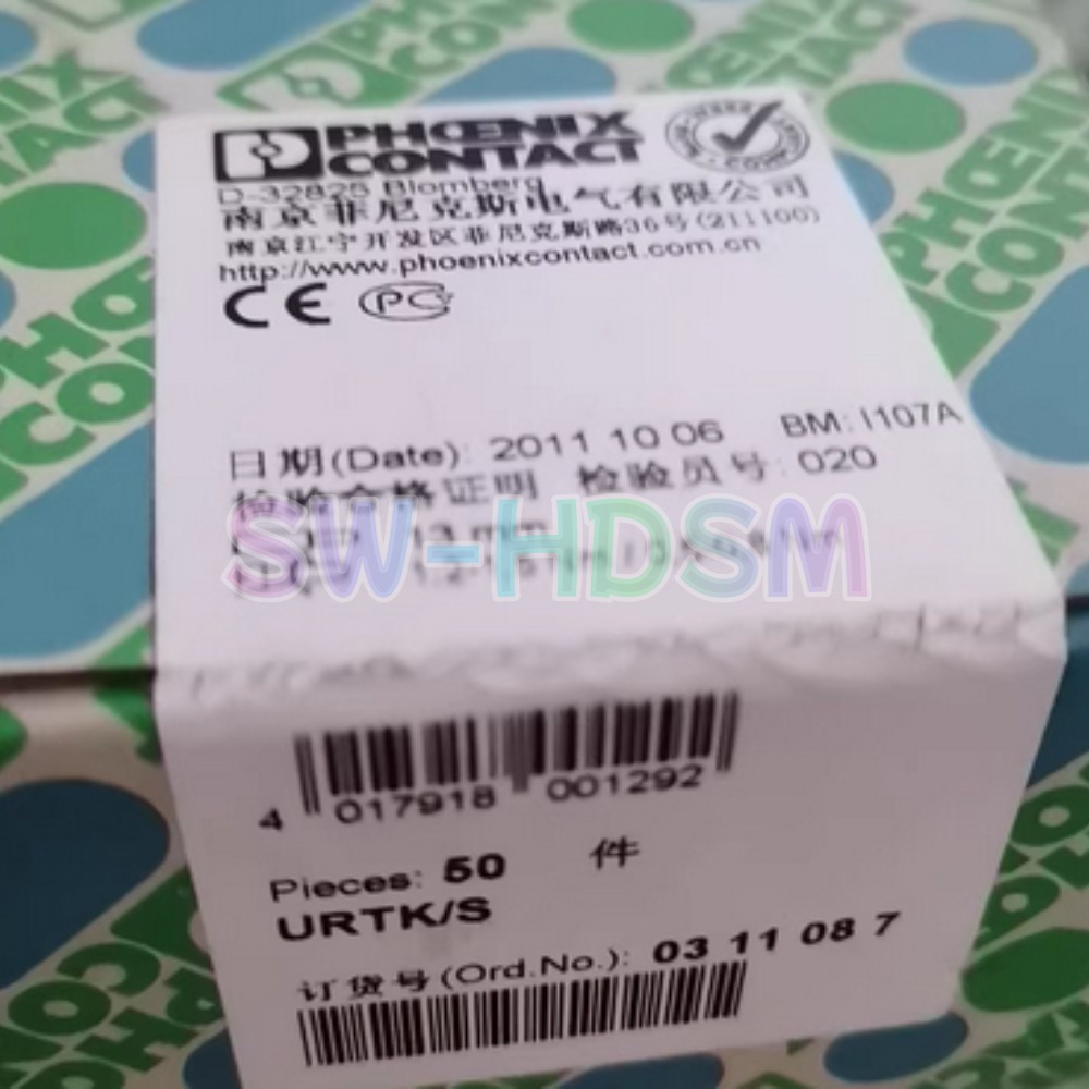 50PCS NEW for PHOENIX CONTACT 0311087 URTK/S Terminals Freight Free #G