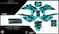 Razor SX500 graphics kit decals THICK AND HIGH GLOSS
