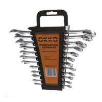 Okko KombischlüSsel-Set 6-22 Mm 12 Tlg. Metalllegierung Silber Mit Koffer