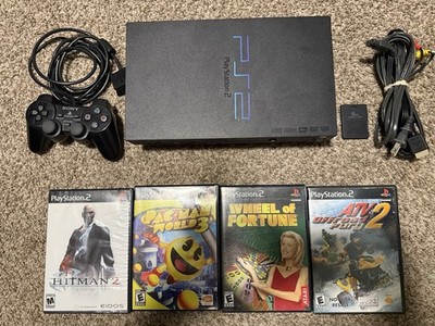 Sony PlayStation 2 PS2 Fat Game Console Bundle Great Condition Tested Clean