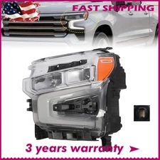 For 2022-2024 Silverado 1500 LT Trail Boss/RST LED Headlight Left Driver Side