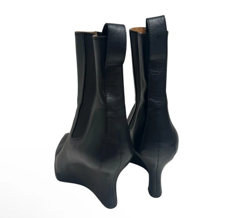 Botines Chelsea RAG & BONE Eclipse Cuero Cuña Negros Talla 39 8.5 Foto 2 de 3