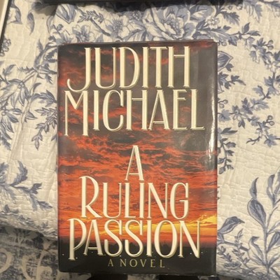 Judith Michael A Ruling Passion Hardcover Novel with Dust Jacket