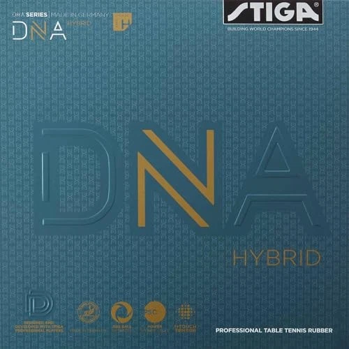 STIGA Table Tennis Rubber Inverted Soft DNA Hybrid H Red Extra Thick MAX
