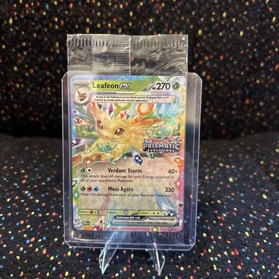 Pokemon Leafeon EX 006/131 Prismatic Evolutions Stamp Promo Sealed 