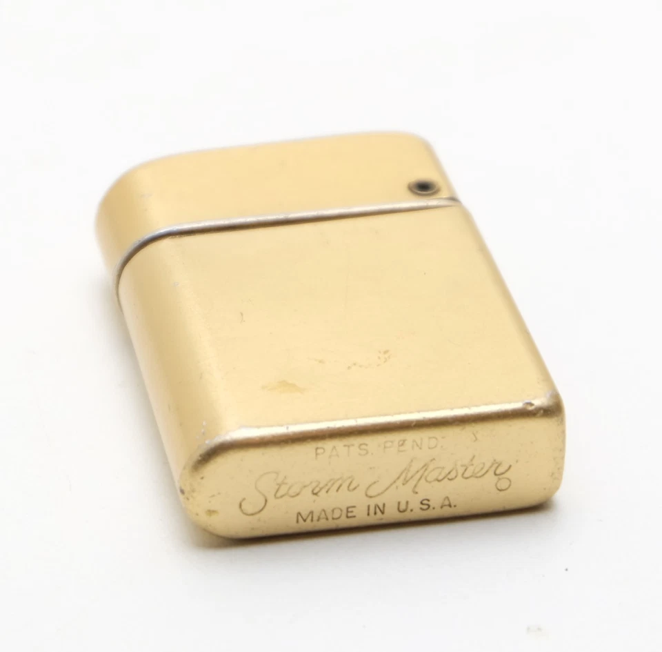 Storm Master Aluminium Vintage Petrol Lighter Made in USA Works good! - Image 4 of 4