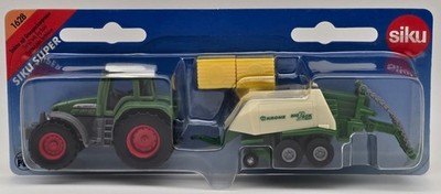 SIKU 1628 Traktor Fendt Favorit 926 Vario mit Großpackenpresse, Neu und OVP