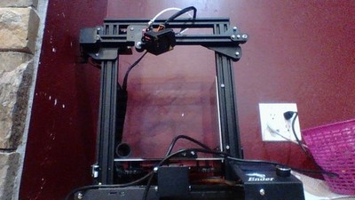 Creality 3D Ender 3 Pro 3D Printer PARTS ONLY BROKEN NOZZLE AND BROKEN FANS