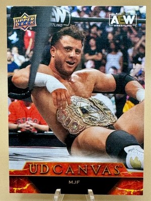 2024 Upper Deck AEW UD CANVAS Insert Card #C1  MJF  Maxwell Jacob Friedman