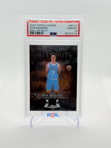 2025-26 Topps Chrome - Ball of Duty Kon Knueppel #BD-23 (RC) PSA 10