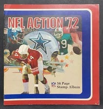 1972 NFL Action Vintage Stamp Album Football 56 Page Booklet