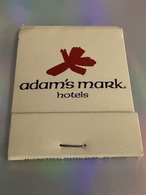 Vintage Adam's Mark Hotel St. Louis Missouri Matchbook Fourth & Chestnut 63102