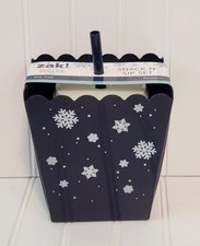 Zak Holiday Snack N' Sip Set Straw Lid Tumbler Popcorn Bucket Blue Target NEW