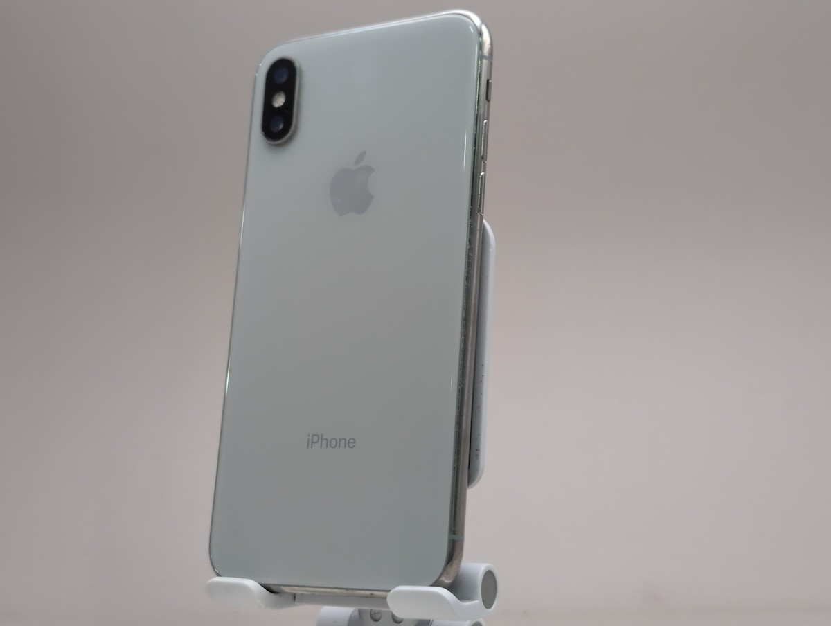 Apple iPhone X A1865 64GB Silver Unlocked W086336 | eBay