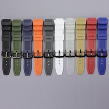 18mm Convex Quality Rubber Watch Strap Fits Casio AE-1000/1200 AQ-S810W W-218