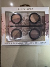 Ellen Tracy Matte  Shimmer Eyeshadow Collection Palette Pressed Powder Assorted