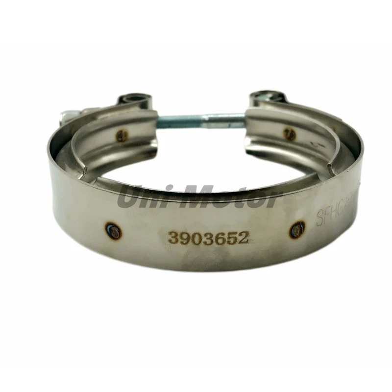 Abrazadera de banda V OEM 3903652 para toma turbo Cummins 6BT 5.9 Dodge Ram 89-02 Foto 4 de 4