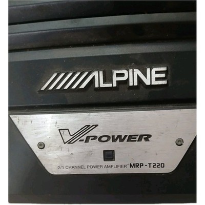 Alpine MRP-T220 V-Power 2/1 Channel Power Amplifier.
