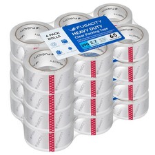 FugaCity Clearer Packing Tape Refills 24 Rolls ,Heavy Duty Packaging Tape for M