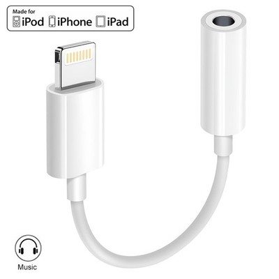 For Apple iPhone Headphone Adapter Jack 3.5mm Aux Cord Dongle