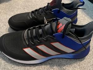 Adidas ADIZERO UBERSONIC 4 Men\'s Size 7 Grey Scarlet Black Tennis Shoes HQ8380‎ Buy Adidas Adizero Ubersonic 4  main image 3