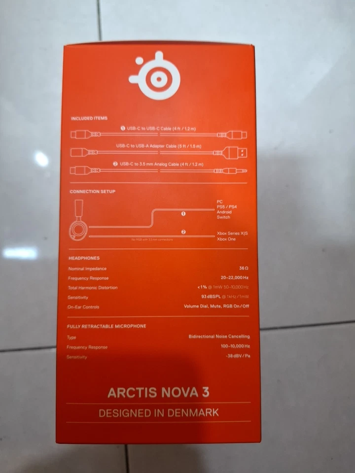 Steelseries Arctis Nova 3 Headset - Image 3 of 4