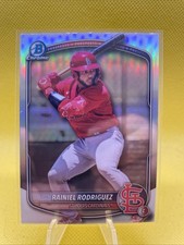Rainiel Rodriguez 2025 Bowman Chrome Draft Refractor #BDC-72 ST. Louis Cardinals