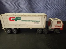 Consolidated Freightways CF Tonka Truck Tractor Trailer Semi 1978 Vintage