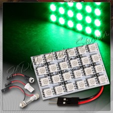 47mm X 30mm 24 Smd Led Panel Interior Domemap Light W T10festoonba9s - Green