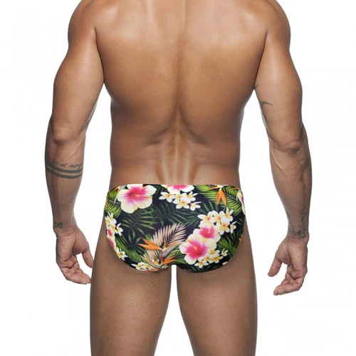 Gepolsterte Herren-Badehose Mit Hebetasche Und Schnell Trocknender Push-Up - Bild 4 von 30