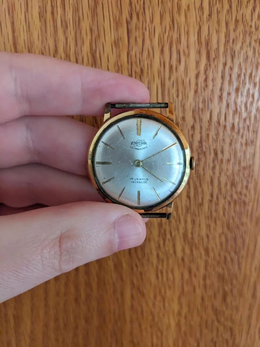 Enicar 17 jewels watch sales