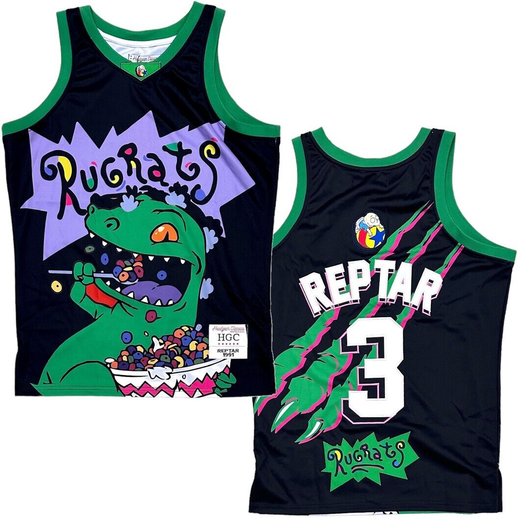 Rugrats Nickelodeon Men's Headgear Classics Reptar Rugrats Nickelodeon Men's Headgear Classics Reptar