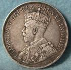New Listing1916 Canada Silver 50 Cents Better Grade World Coin #627