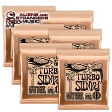 6 Sets! Ernie Ball Turbo Slinky Nickel Electric 2224 9.5-46