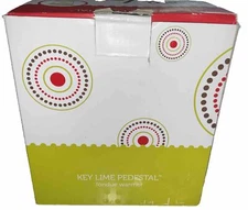 Scentsy Velata Fondue Warmer Curve Pedestal Warmer Silicone Bowl Key Lime Fondue