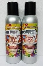 Smoke Odor Exterminator Flower Power 7 oz Large Spray Set of Two Cans