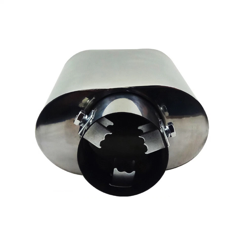 汽车不锈钢后排气管尾消声器尖适用于奔驰宝马奥迪 — 第 4/4 张图片