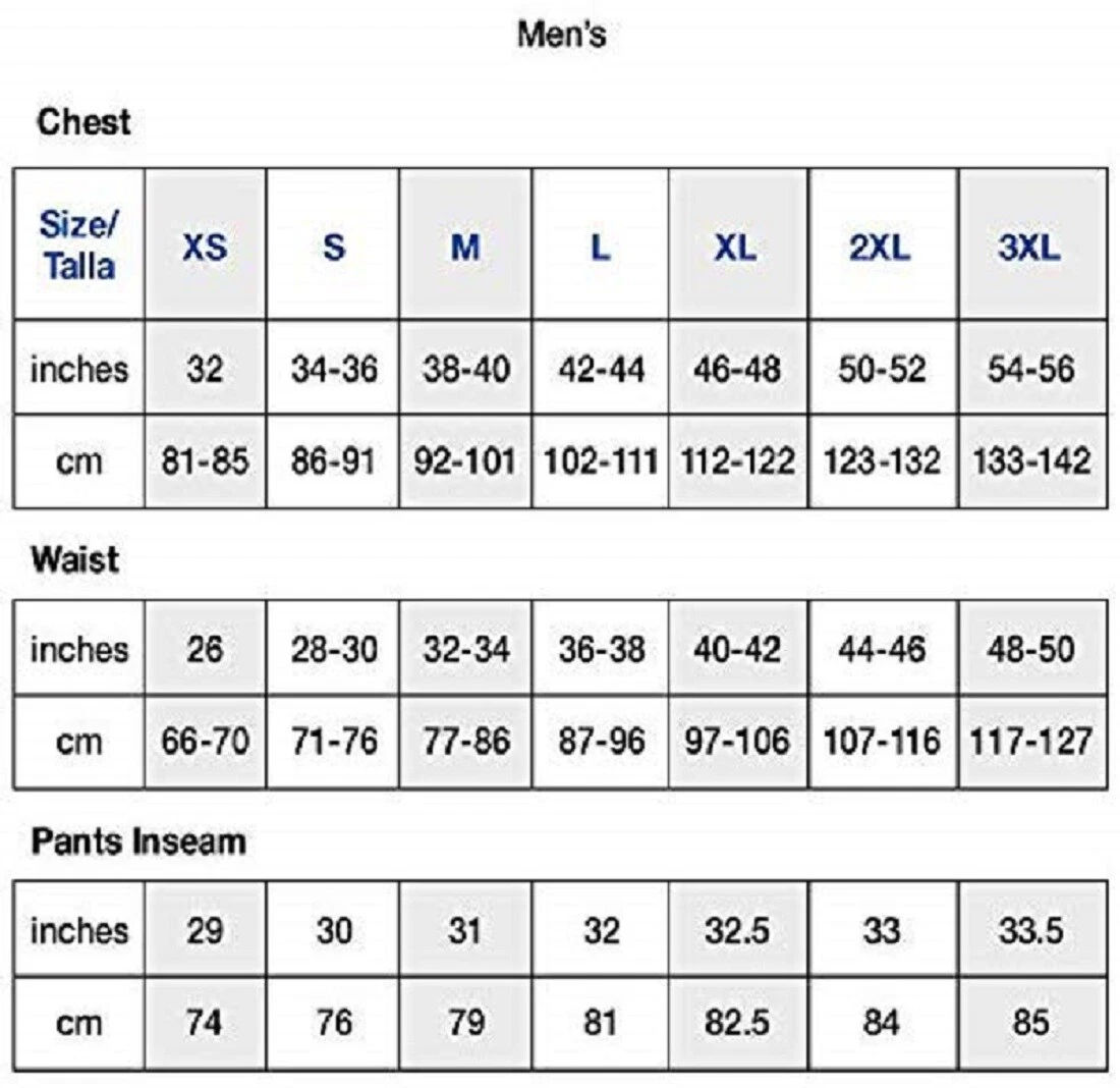 Champion sweater top size chart xl
