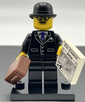 Lego Figure Mini Figures series 8833 Business Man with Base