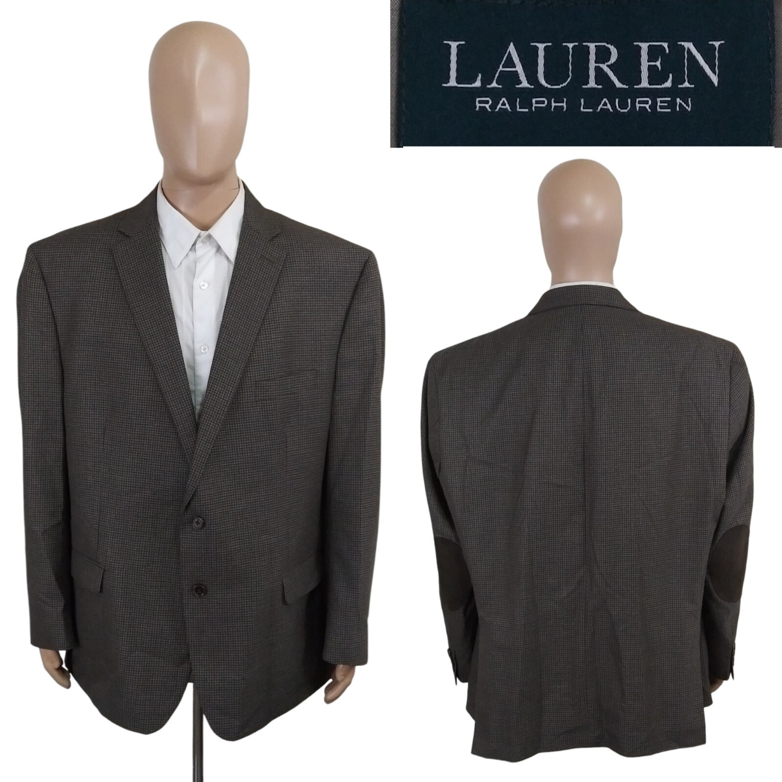 Ralph Lauren Two Button Elbow Patch Dark Olive Gr… - image 1