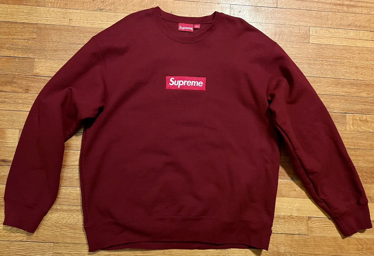 Supreme Box Logo Crewneck  cardinal 〔M〕