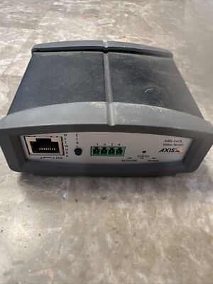 Axis 247S Compact PoE Powered Video Server for Analog Cameras NOT TESTED