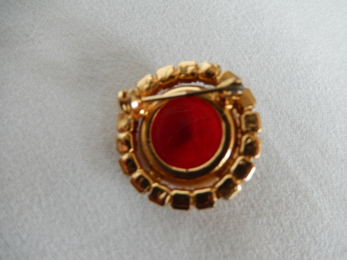 Broche Ancienne Vintage Dorée - Bijou Rétro En Excellent état (TBE)