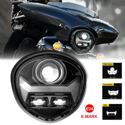 for Yamaha V STAR 1300 XVS 1300CT LED Headlight Assembly Dimmable High Low Beam