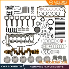 New Engine Overhaul Rebuild Kit w/Crankshaft Fit For 2009-2019 BMW N55B30A 3.0L