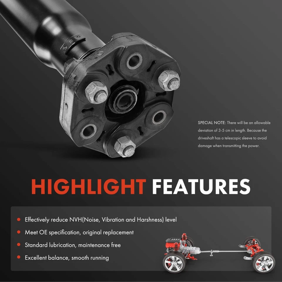 Conjunto de eje de transmisión para BMW 330Ci 330i E46 2001-2003 transmisión manual Lado trasero Foto 4 de 4