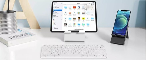 NEW SLIM WIRELESS BLUETOOTH KEYBOARD FOR IMAC IPAD ANDROID PHONE TABLET PC UK - Picture 6 of 8