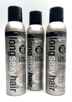 3 x Sexyhair Long Luxe Detangler 150 ml