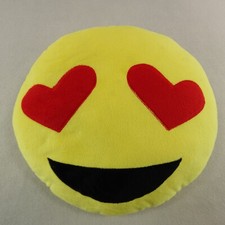 Gafas de sol con almohada de felpa amarilla Emoji Expressions geniales cojín emoji defectos suaves